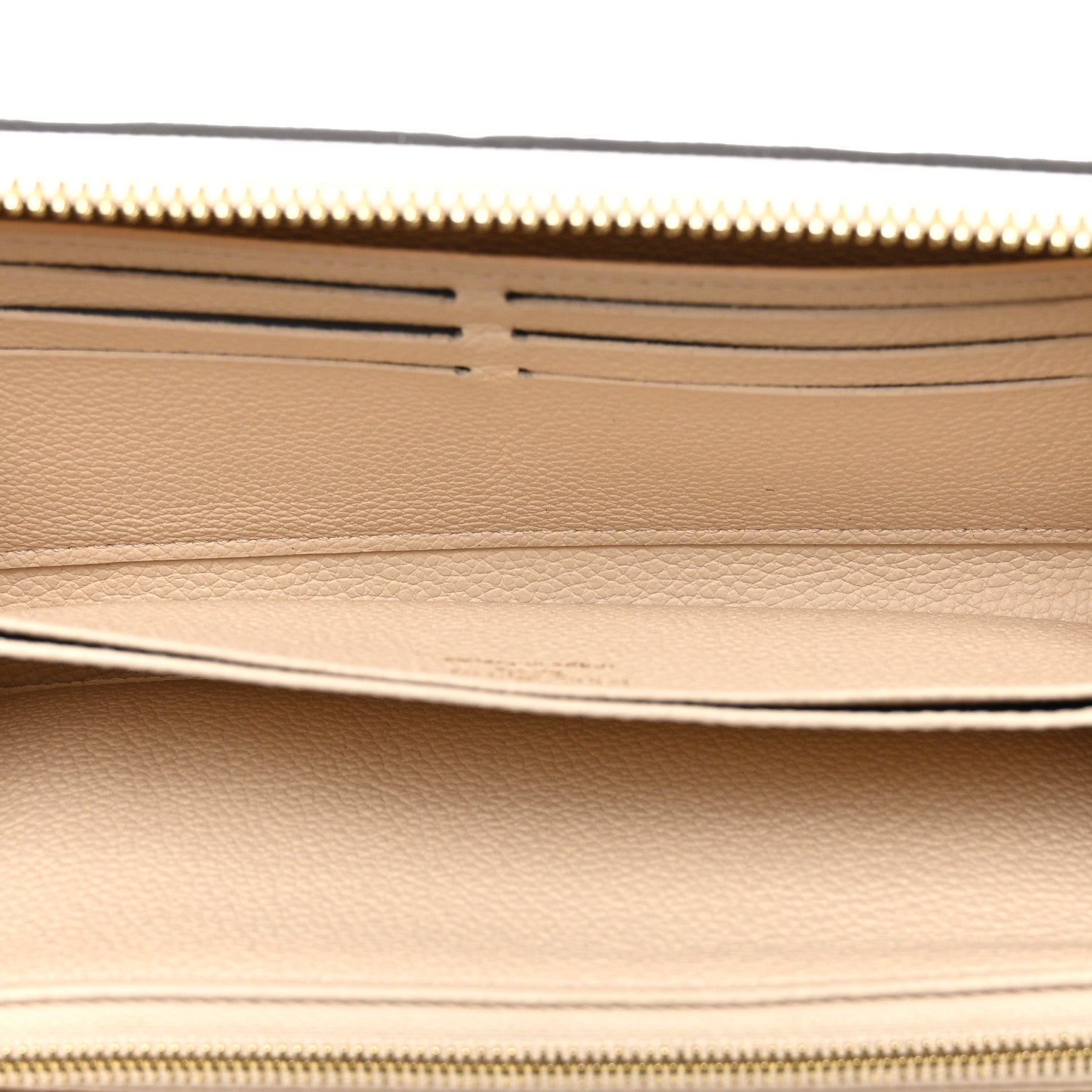 Louis Vuitton Empreinte Zippy Wallet Cream 5 of 11