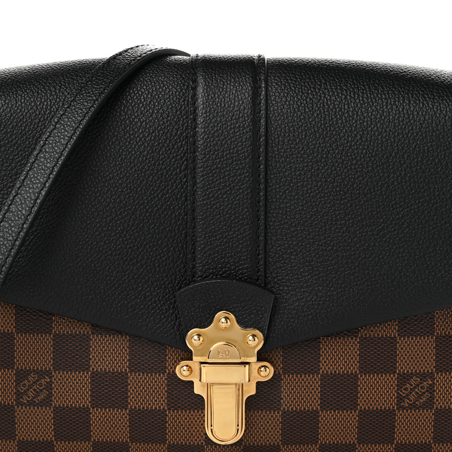 Louis Vuitton Damier Ebene Clapton Black 7 of 9