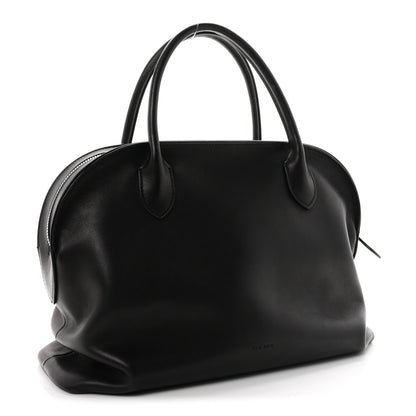 The Row Polished Saddle Calfskin Agnes 12 Black 5 of 17
