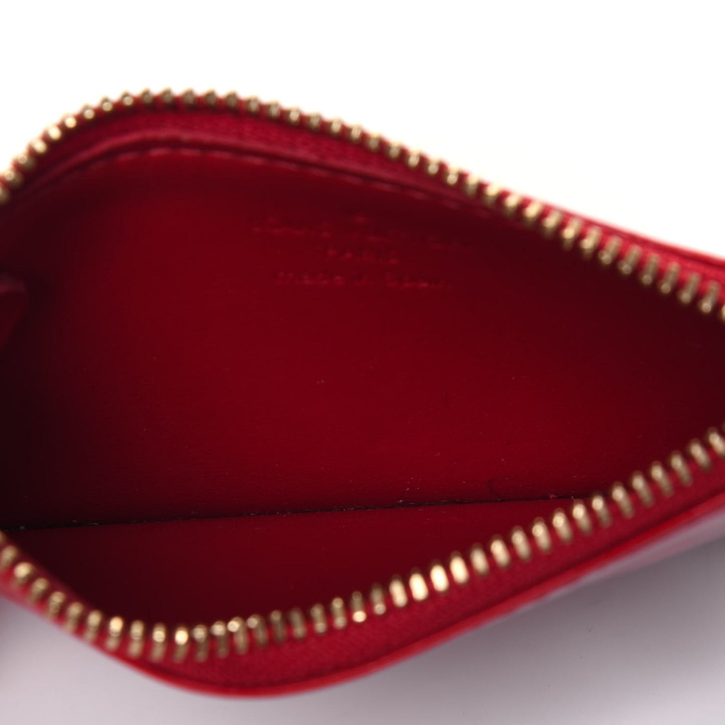 Vernis Key Pouch Rouge