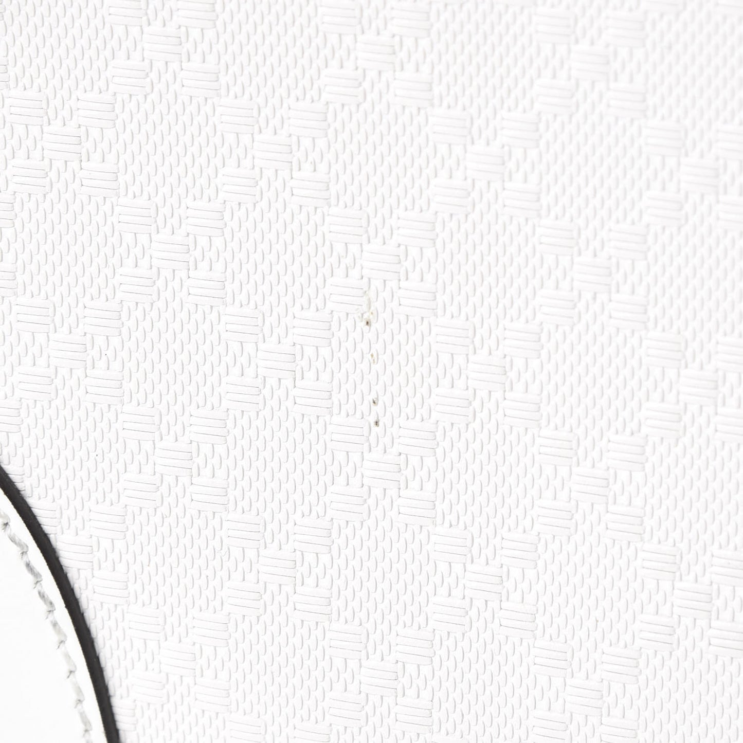 Calfskin Diamante Small Top Handle Bag White