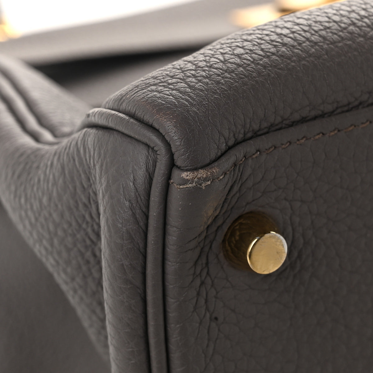 Hermes Togo Kelly Retourne 35 Etain 11 of 12