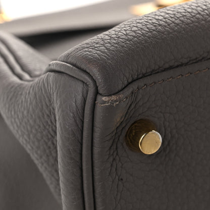 Hermes Togo Kelly Retourne 35 Etain 11 of 12