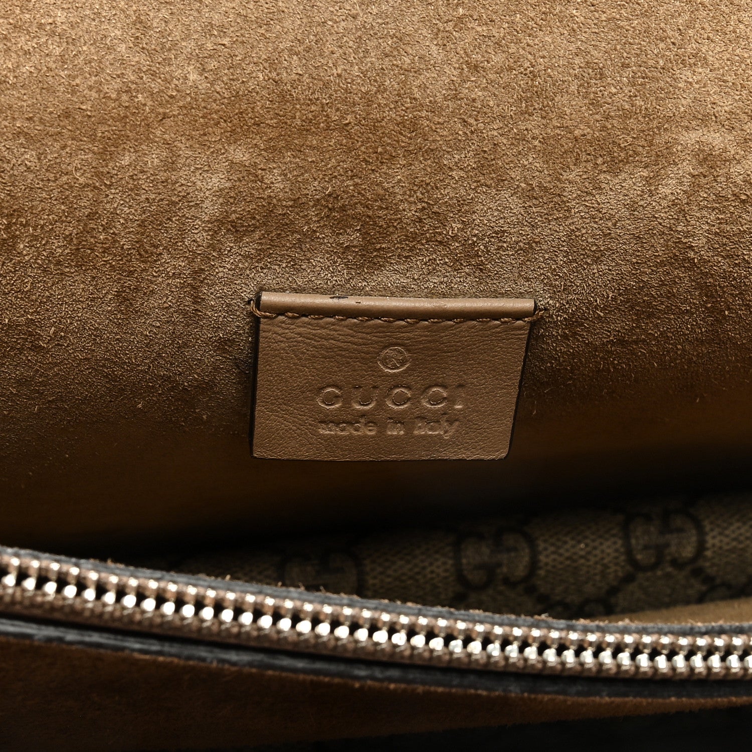 Gucci GG Supreme Monogram Small Dionysus Shoulder Bag Taupe 6 of 9