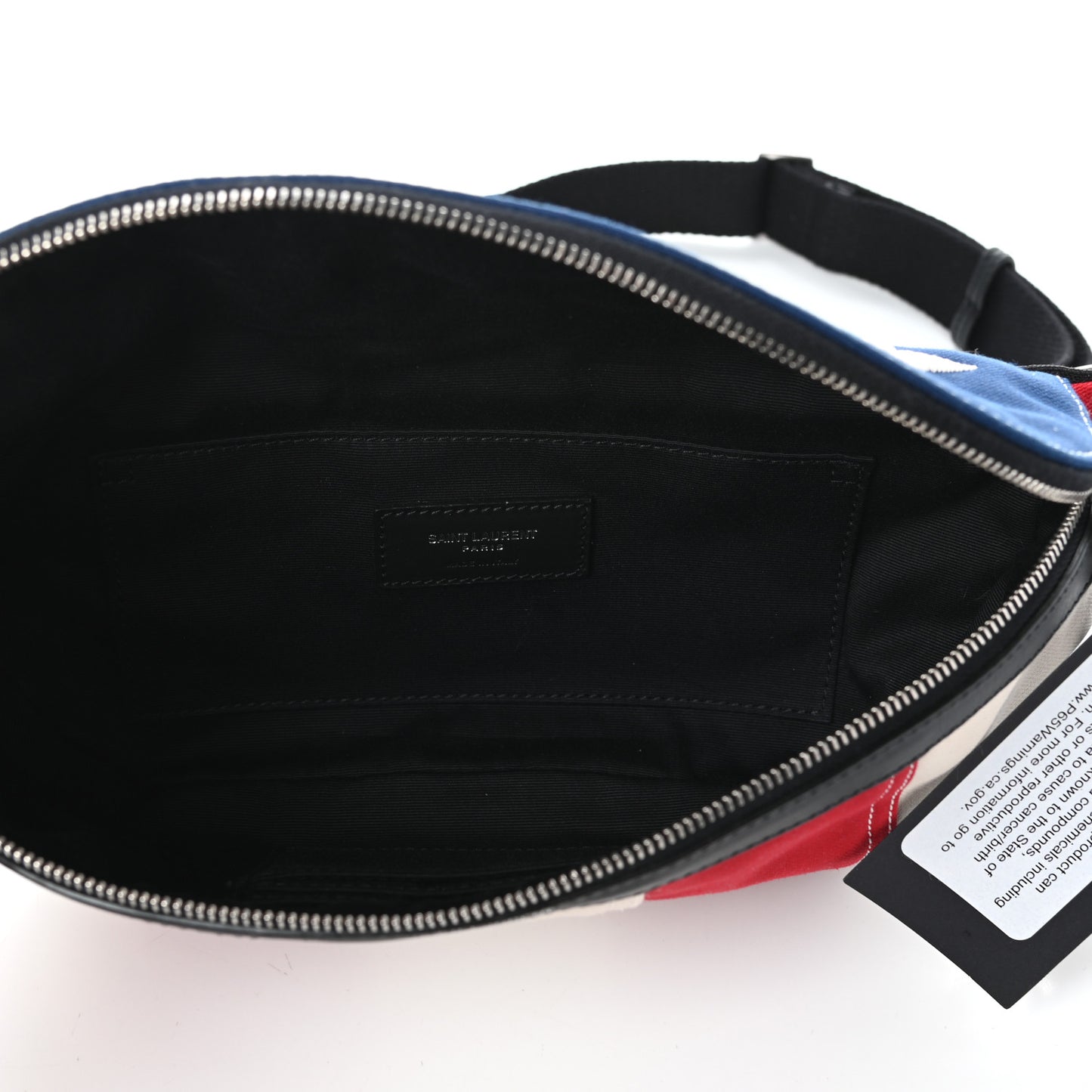 Canvas Classic Belt Bag Red Blue White