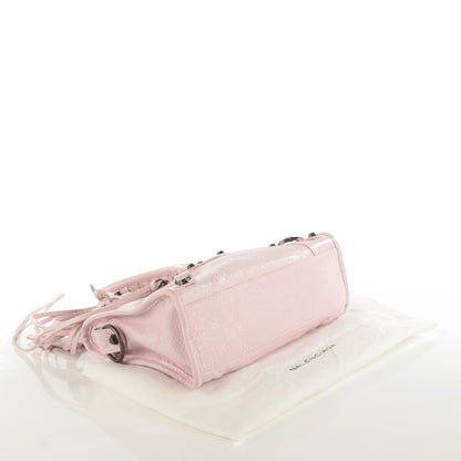 Balenciaga Agneau Classic Hardware Mini City Rose Poudre Rose Petunia 4 of 8