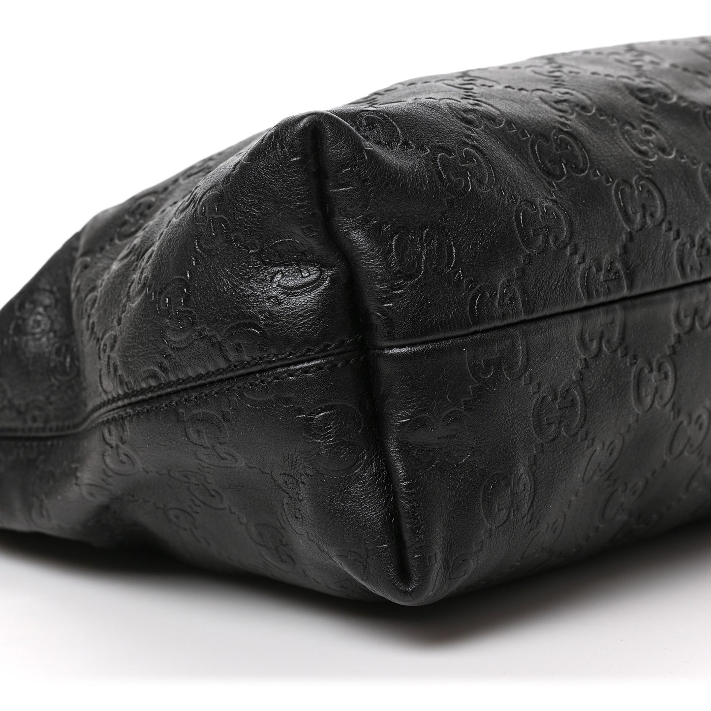 Guccissima Medium Icon Bit Hobo Black