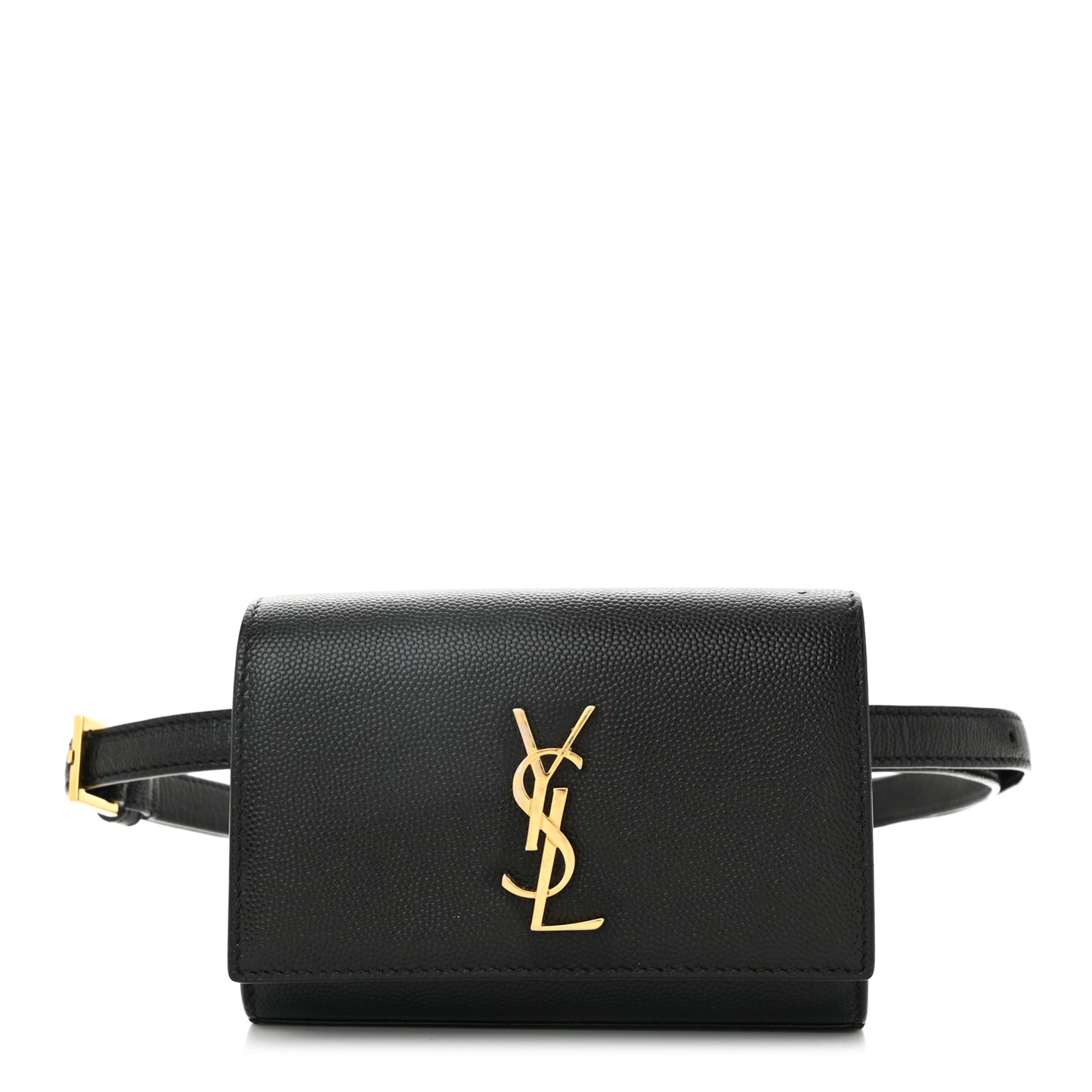 Grain De Poudre Monogram Kate Belt Bag Black