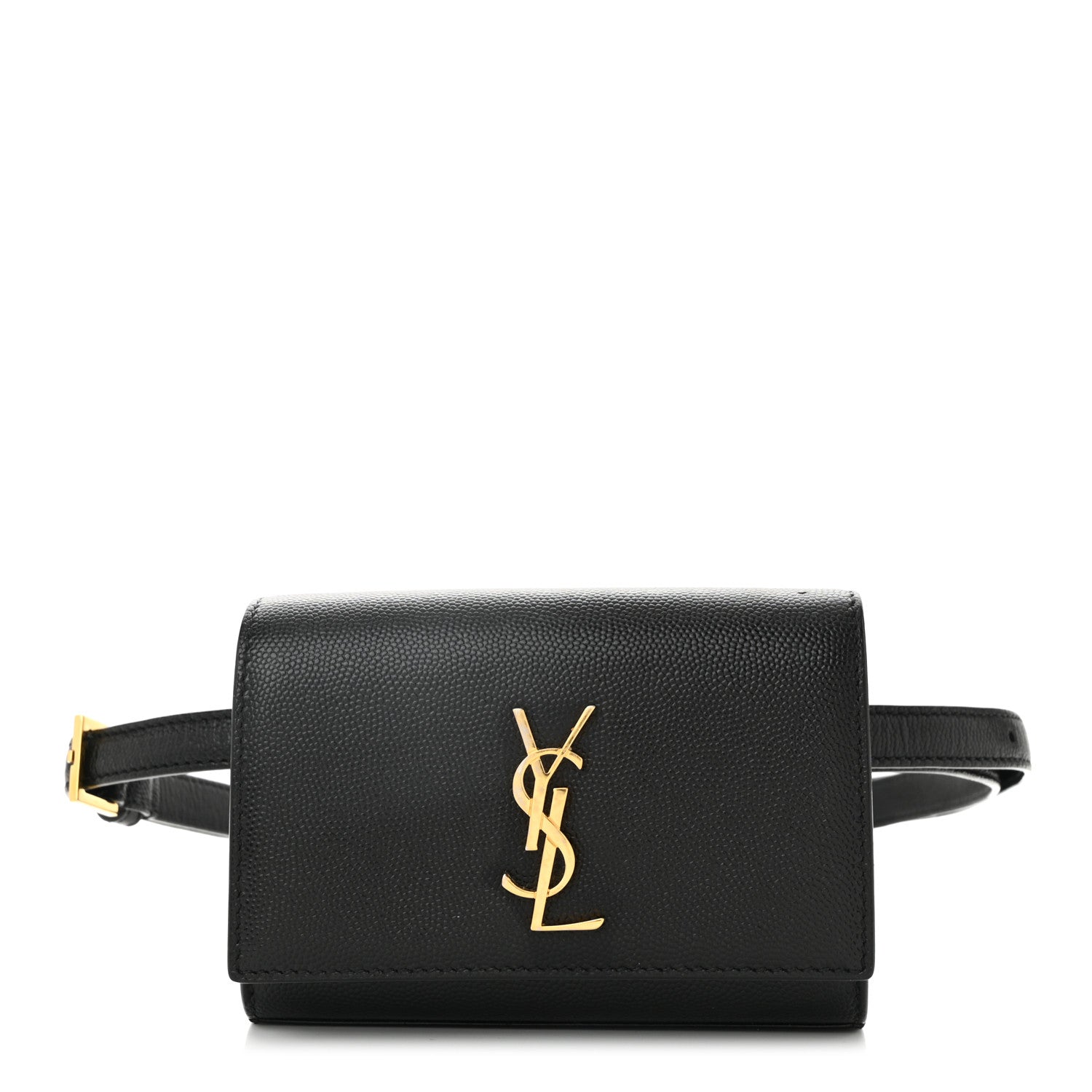 Saint Laurent Grain De Poudre Monogram Kate Belt Bag Black 1 of 10
