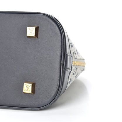 Louis Vuitton Mini Monogram Alma Long Blue 10 of 16