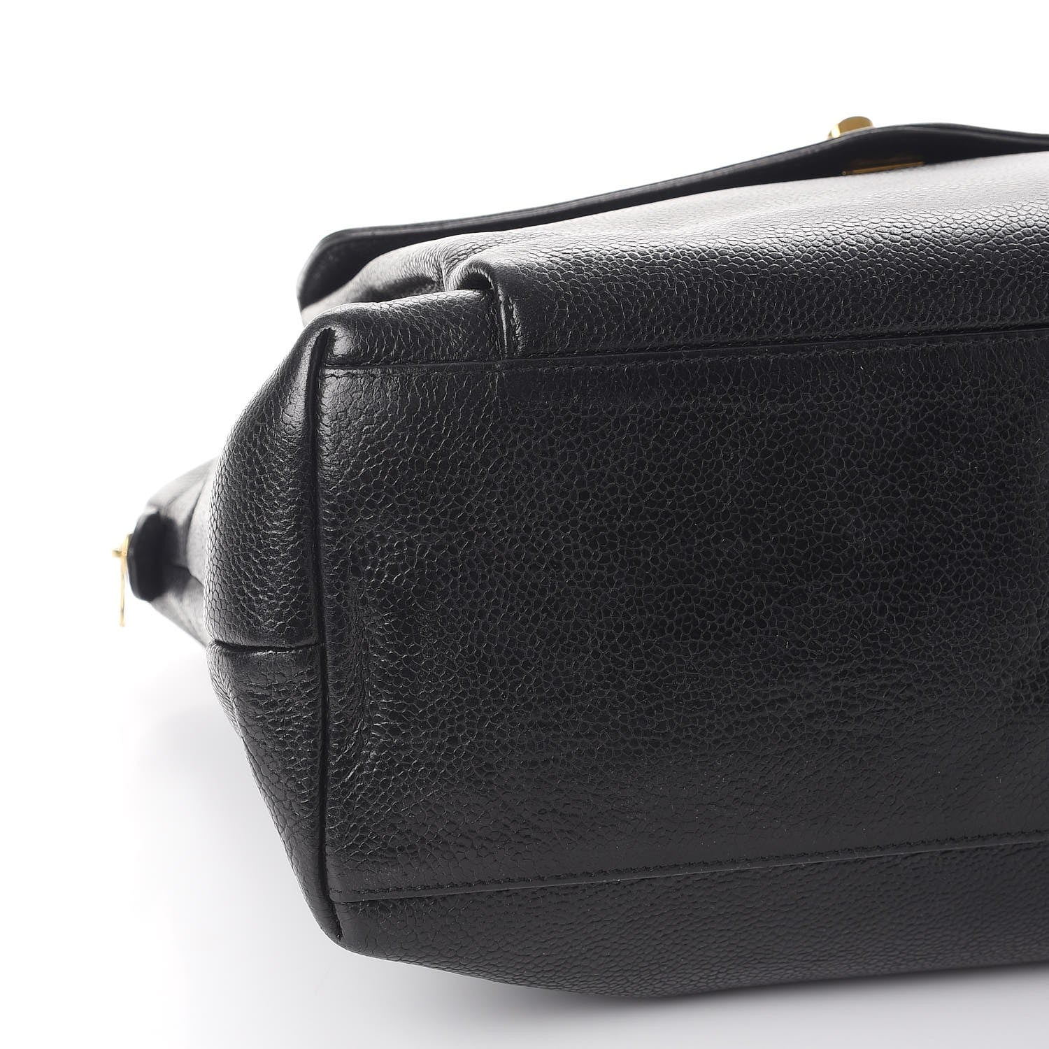 Chanel Caviar Flap Shoulder Bag Black 9 of 10