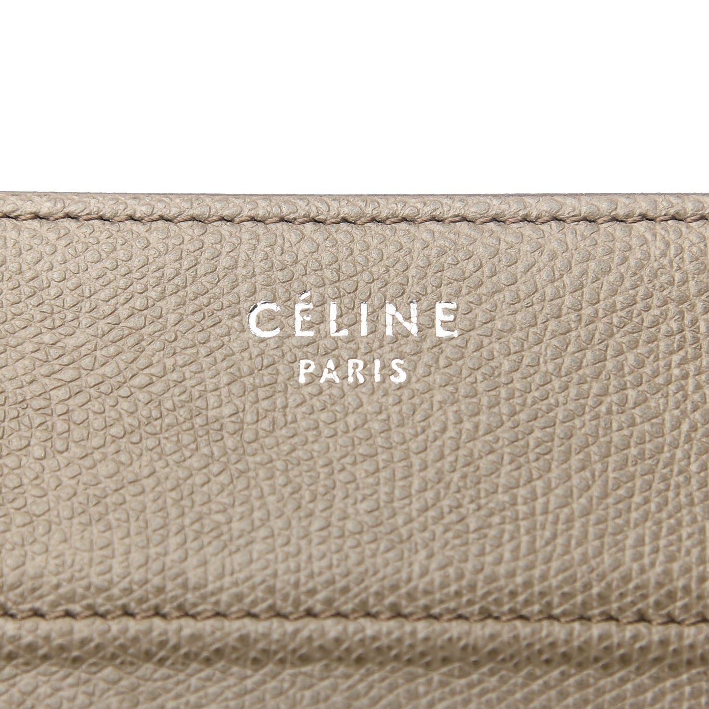 Grained Calfskin Medium Phantom Luggage Taupe