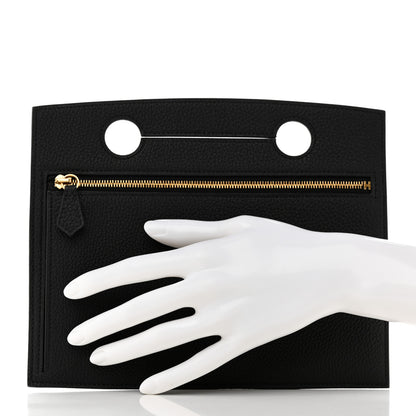 Hermes Togo Backpocket Pouch 30 Black 2 of 8