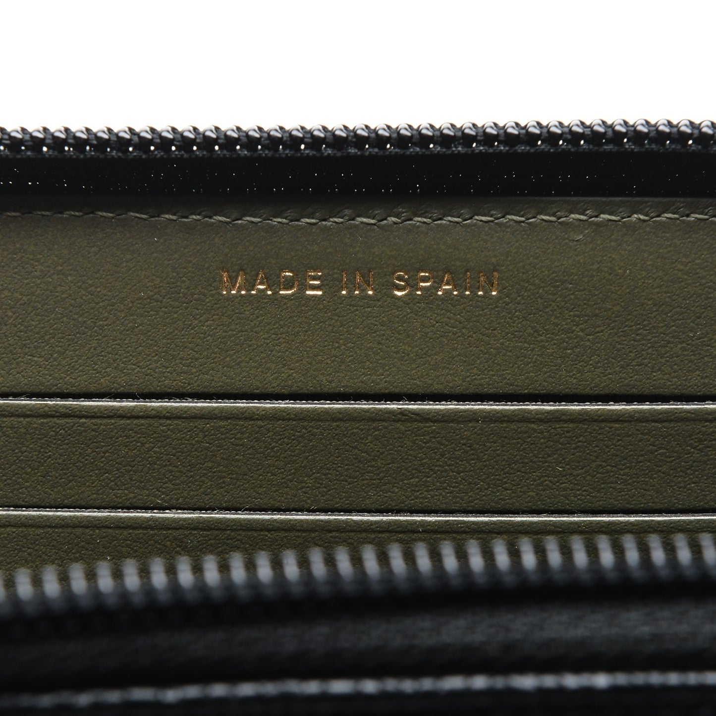 Caviar Quilted Boy Small Zip Around Wallet Black