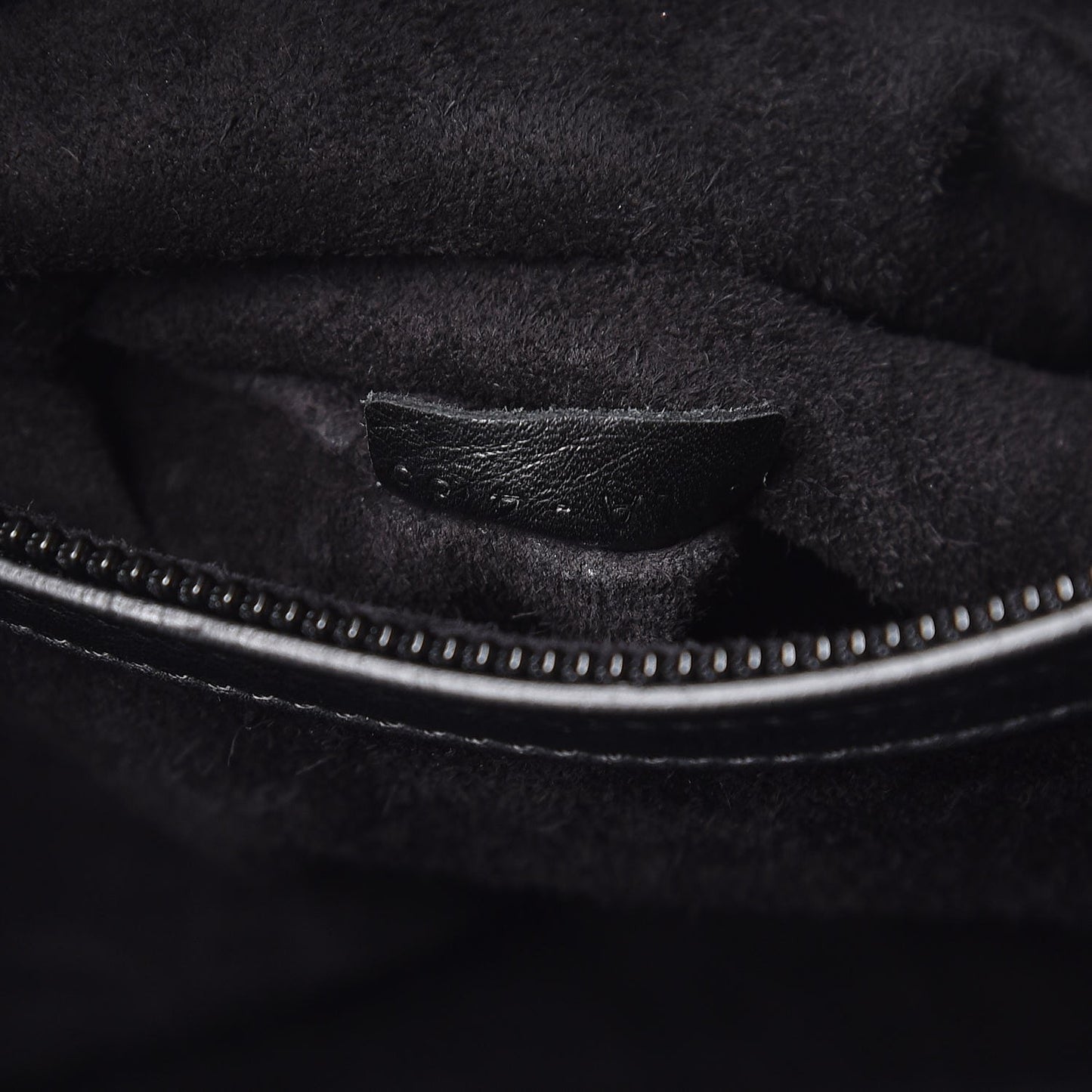 Grained Calfskin Medium Phantom Luggage Black