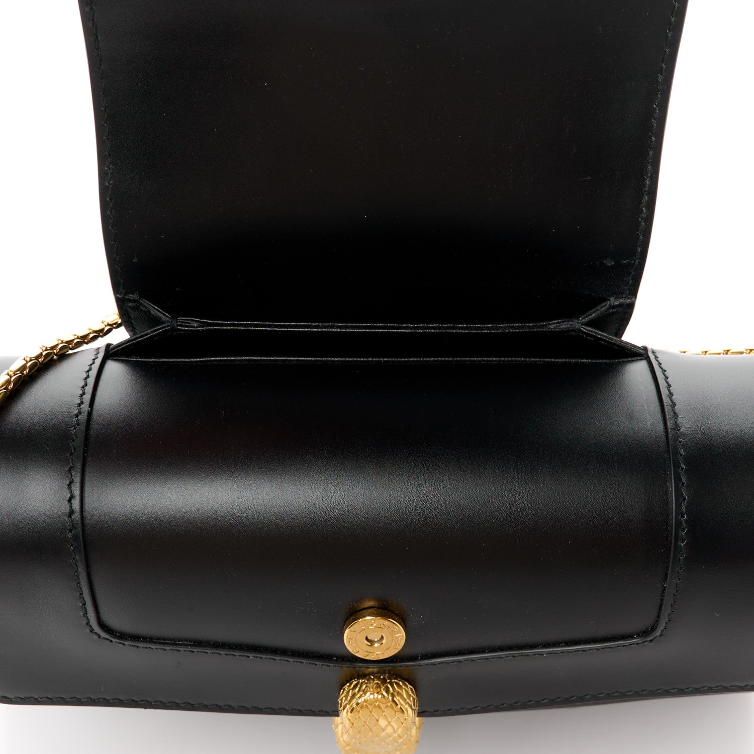 Bulgari X ALEXANDER WANG Lambskin Serpenti Forever Flap Black 15 of 16
