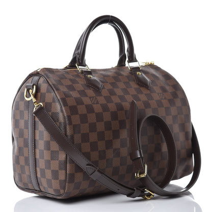 Louis Vuitton Damier Ebene Speedy Bandouliere 30 3 of 9