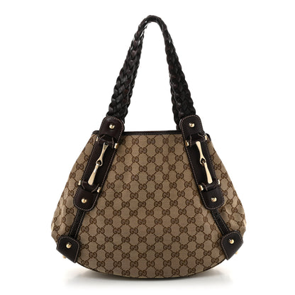 Gucci Monogram Small Pelham Shoulder Bag Dark Brown 1 of 10