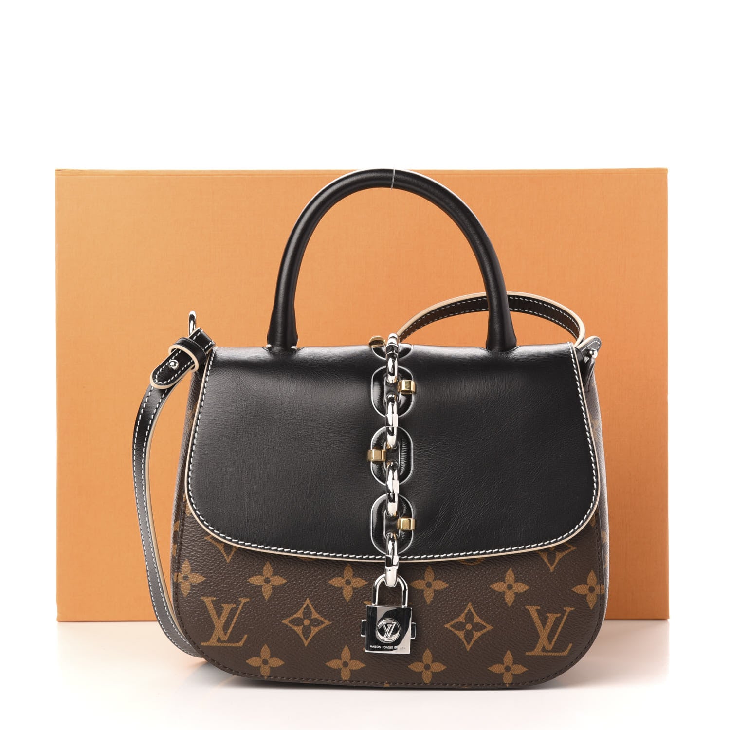 Louis Vuitton Monogram Chain It Black 11 of 11