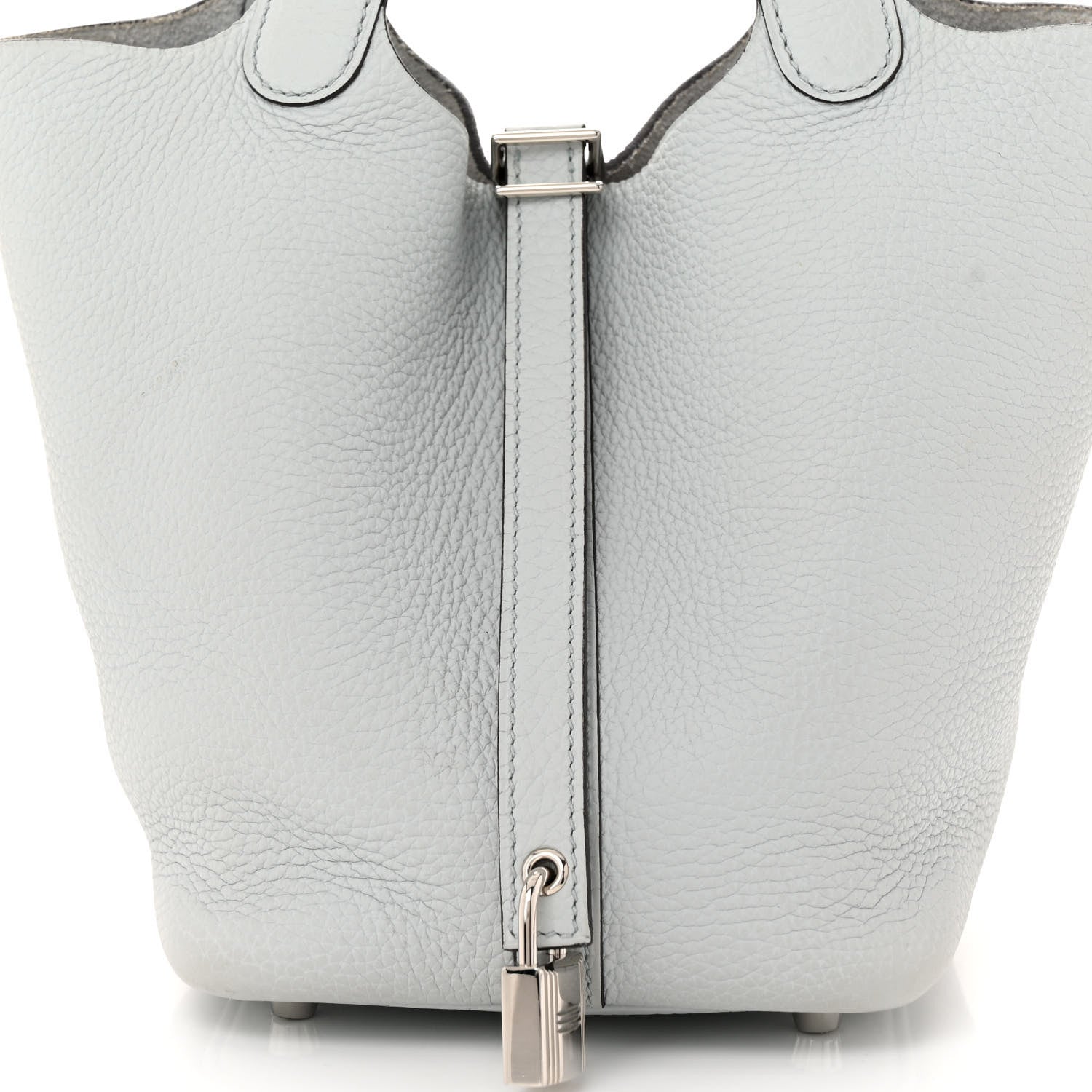 Hermes Taurillon Clemence Picotin Lock 18 PM Bleu Pale 8 of 11