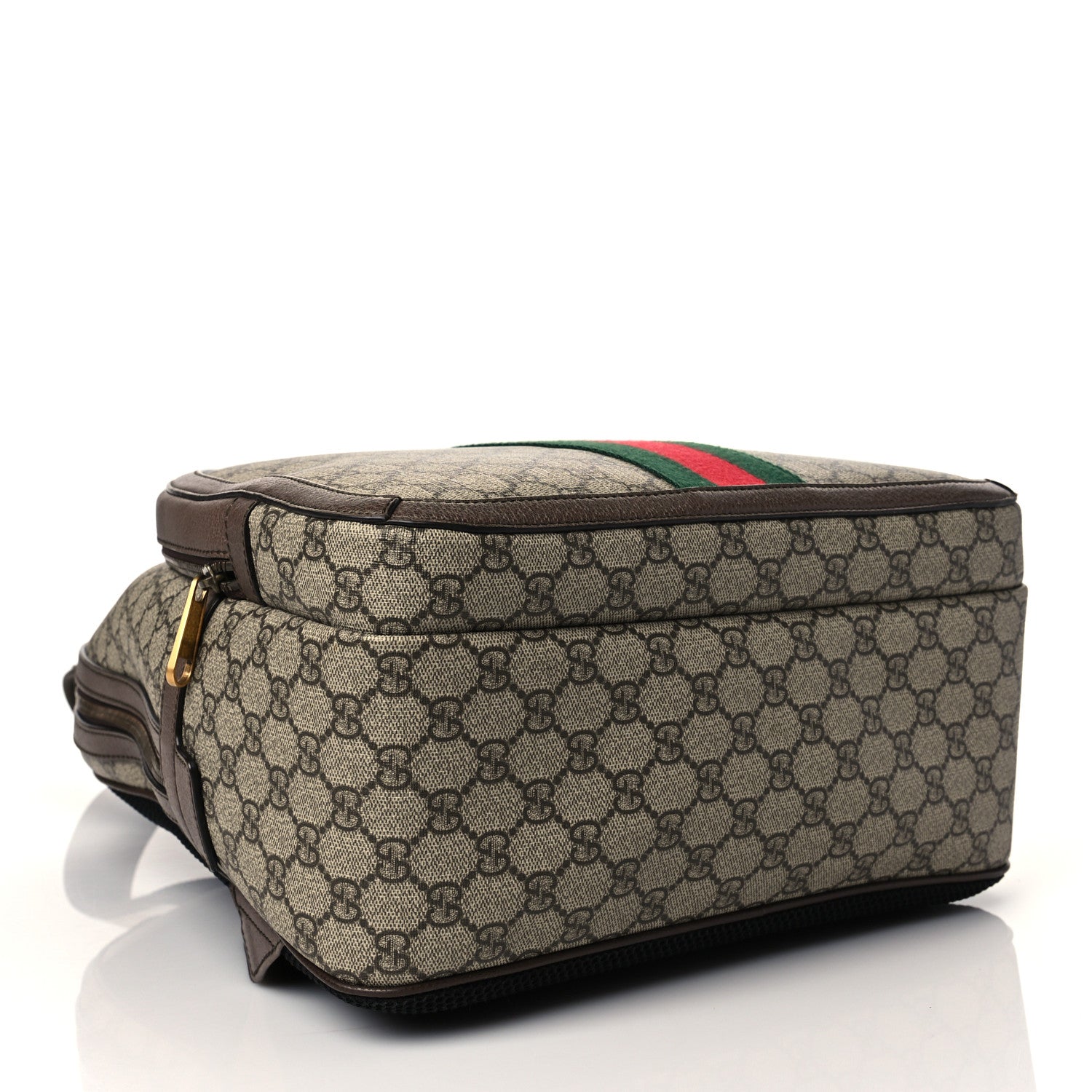 Gucci GG Supreme Monogram Medium Ophidia Day Backpack Brown 4 of 10