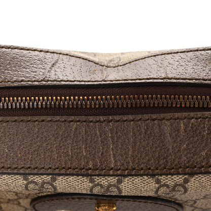 Gucci GG Supreme Monogram Web Neo Vintage Shoulder Bag Beige New Acero Crop 11 of 17