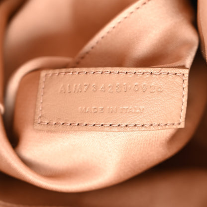 Saint Laurent Satin Evening Pouch Nude Baby Nude 7 of 11