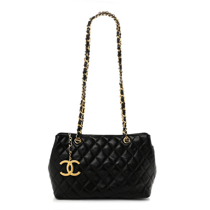 Chanel Lambskin Quilted Shoulder Bag  Black 1 of 11