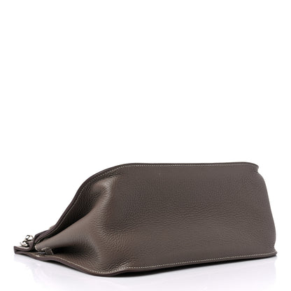 Hermes Taurillon Clemence Jypsiere 28 Etoupe 4 of 12