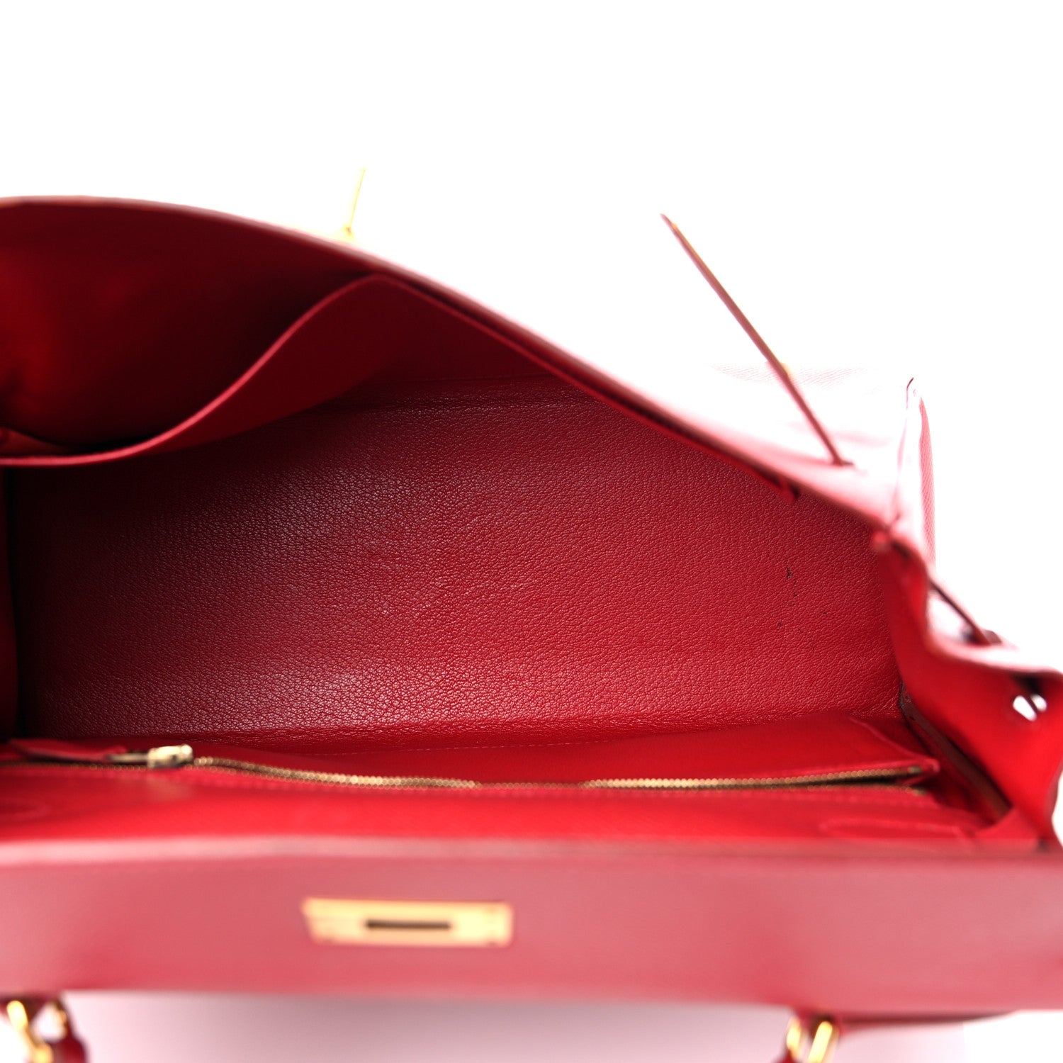 Hermes Courchevel Kelly Retourne 32 Rouge Vif 5 of 17