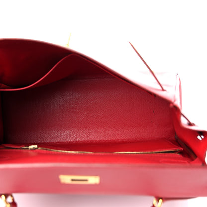 Hermes Courchevel Kelly Retourne 32 Rouge Vif 5 of 17