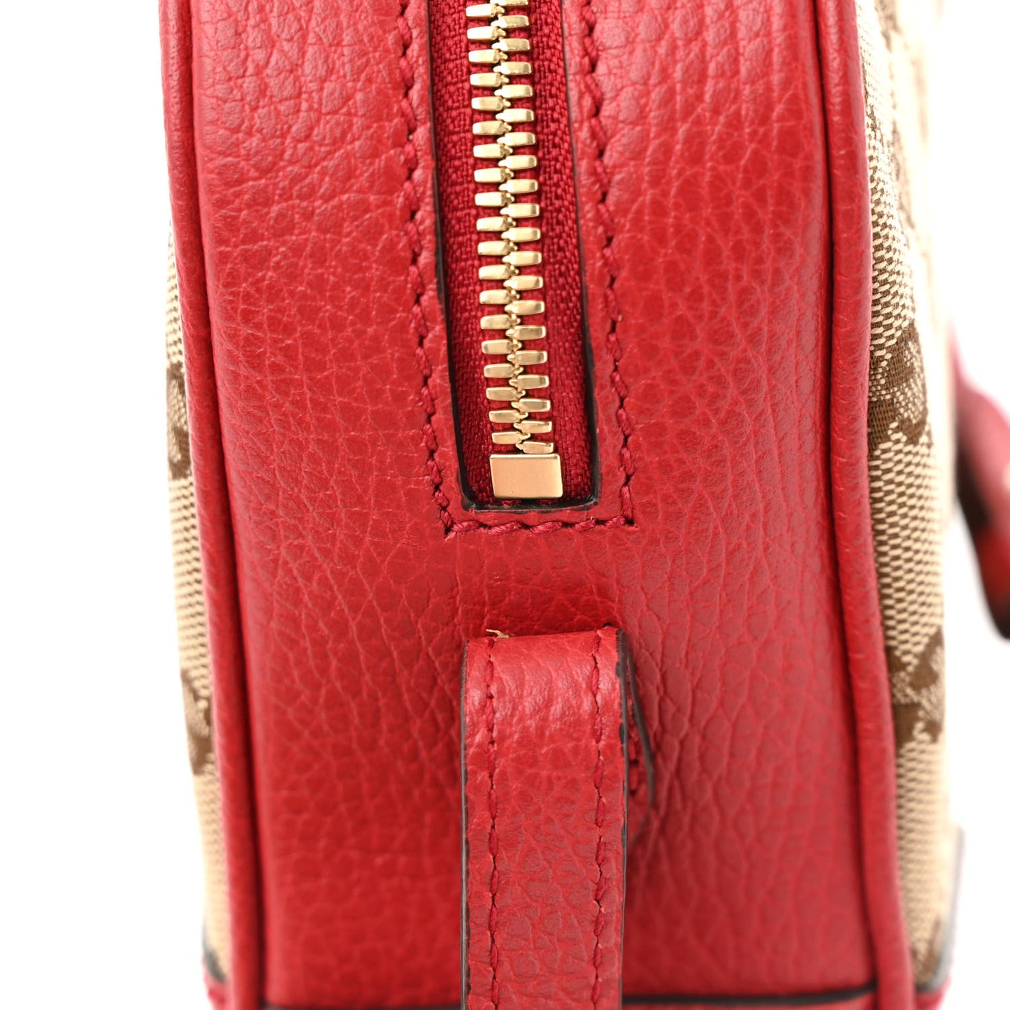 Monogram Mini Bree Messenger Bag Red