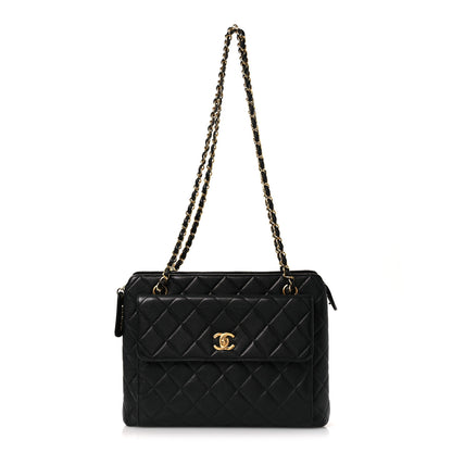 Chanel Caviar Quilted Flap Shoulder Bag Black 1 of 13