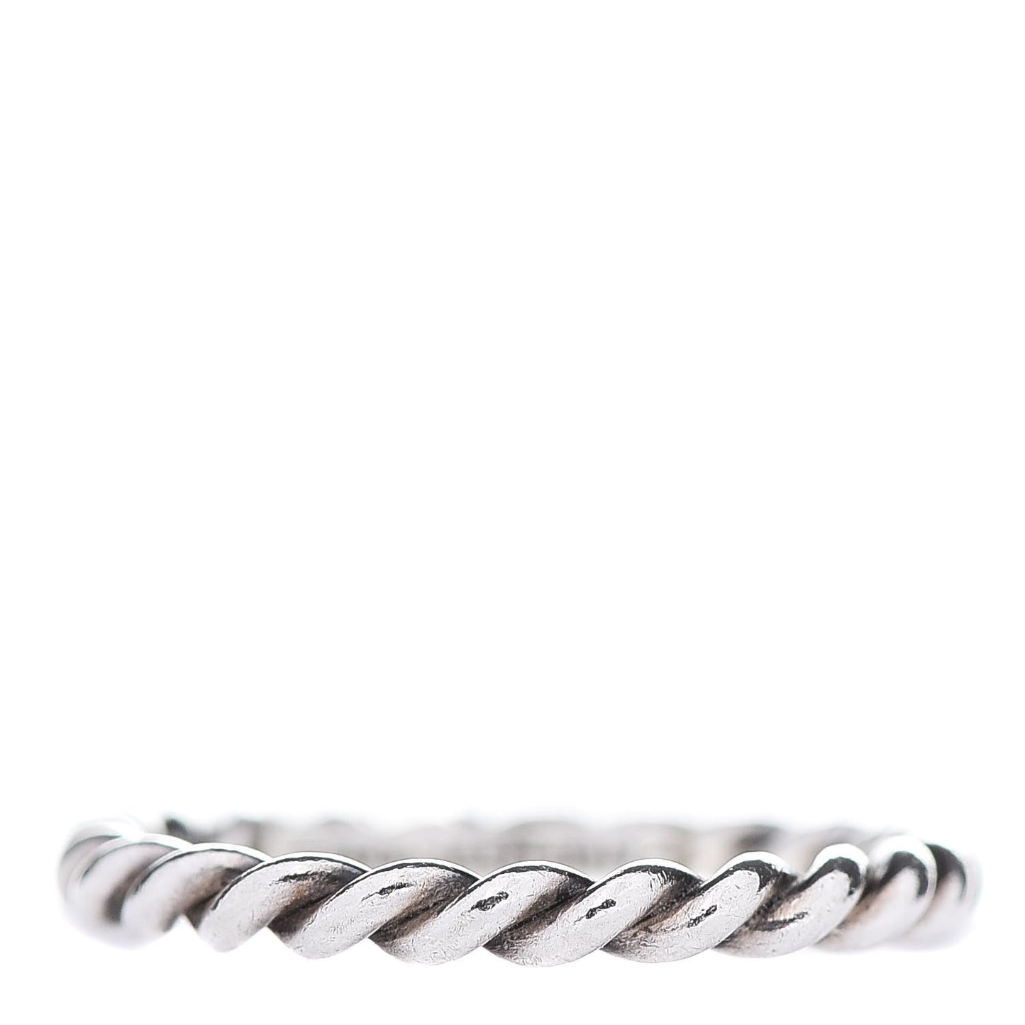 Sterling Silver Twist Rope Ring 48 4.5