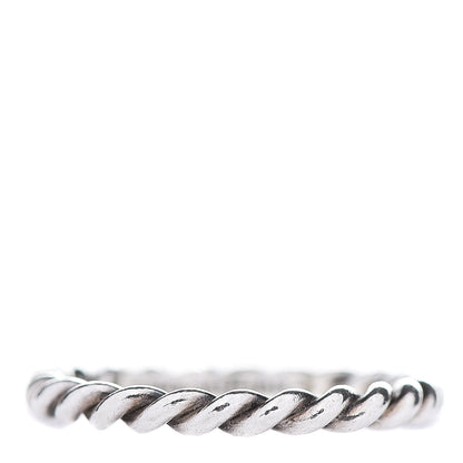 Tiffany Sterling Silver Twist Rope Ring 48 4.5 1 of 5