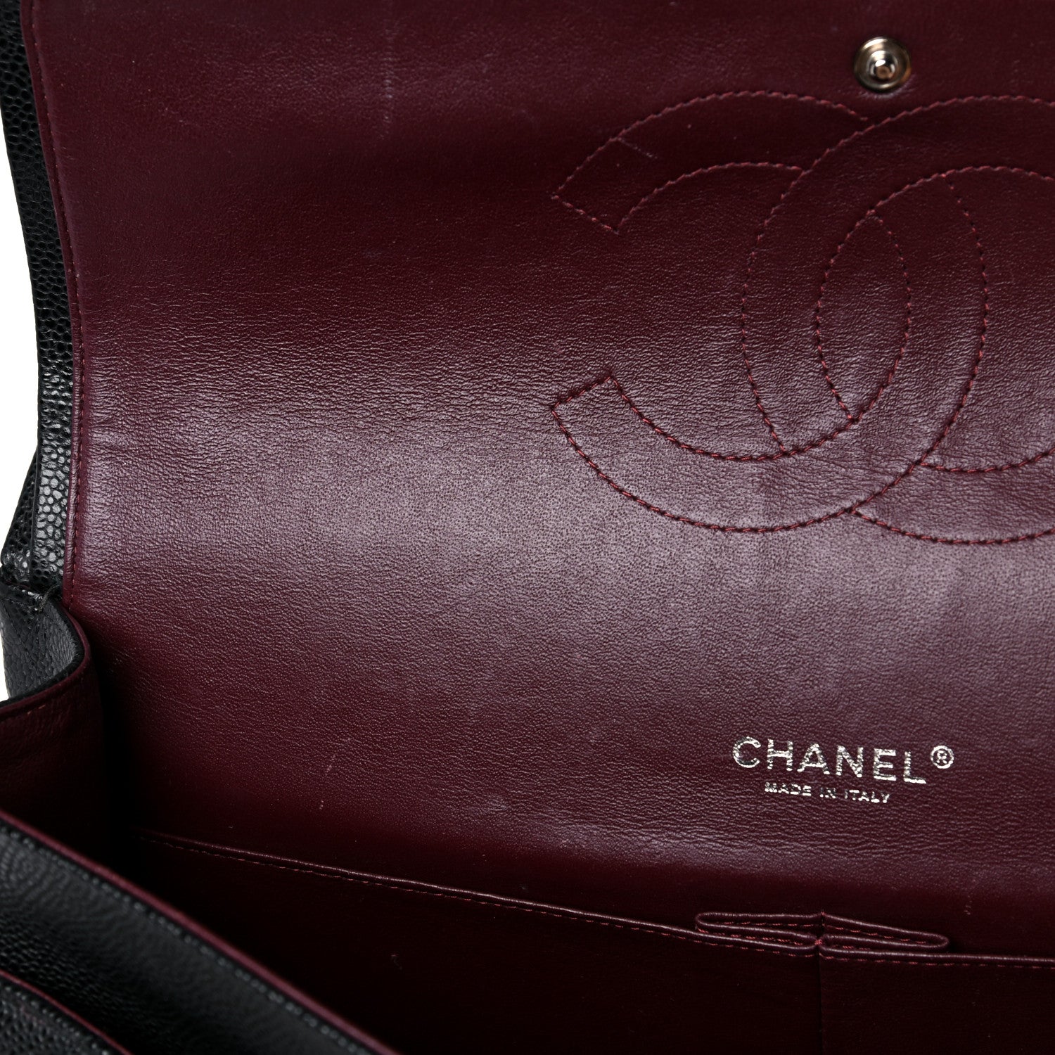 Chanel Caviar Quilted Maxi Double Flap Black 13 of 21