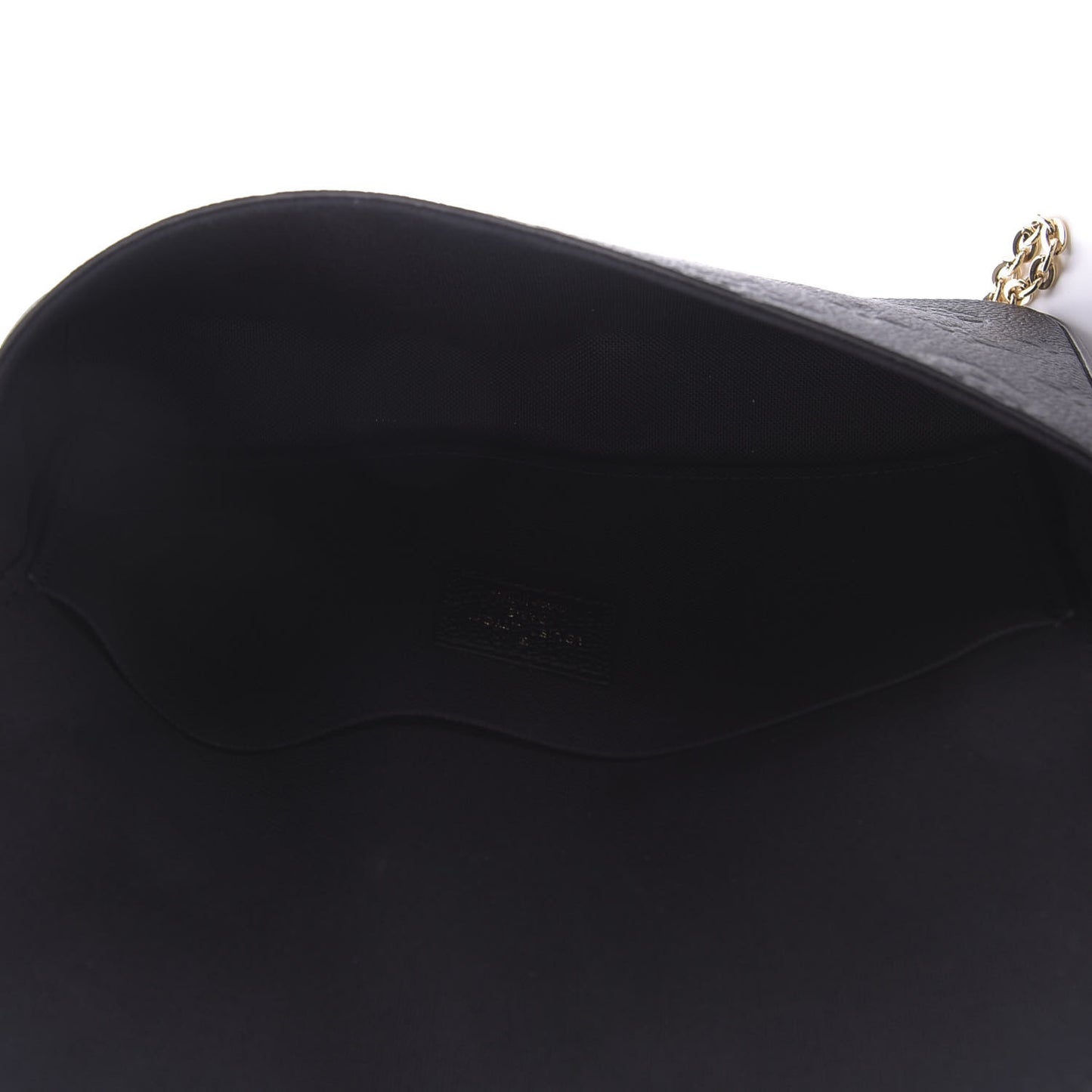 Empreinte Pochette Felicie Chain Wallet Black