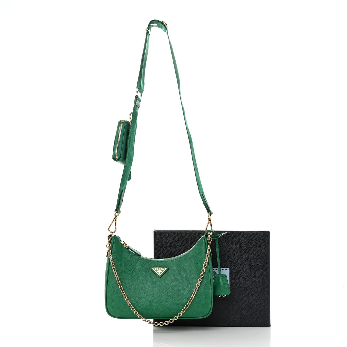 Saffiano Lux Re-Edition 2005 Shoulder Bag Mango