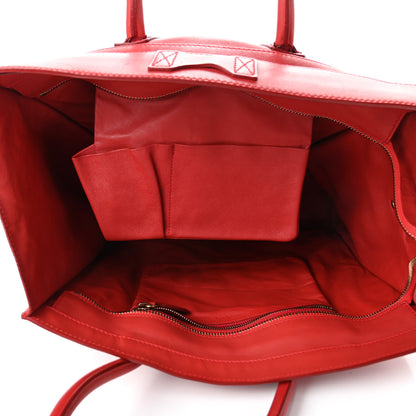 Celine Smooth Calfskin Medium Luggage Red 4 of 4