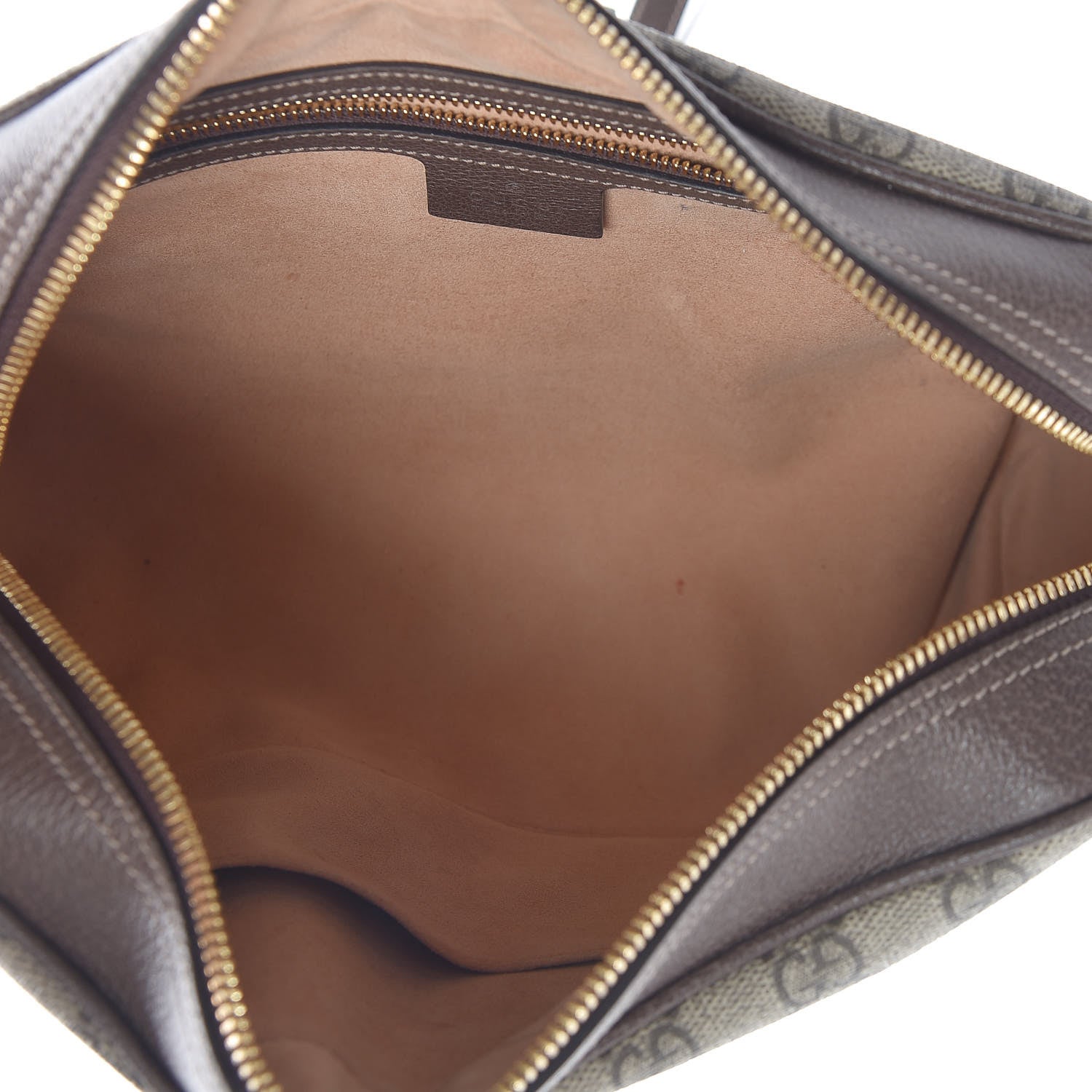 Gucci GG Supreme Monogram Web Small Ophidia Shoulder Bag Brown 5 of 10