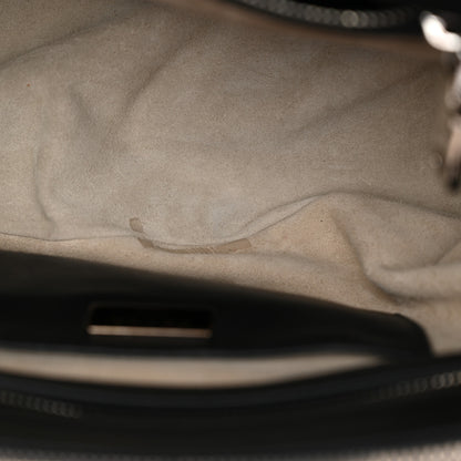 Prada City Calf Hand Stitched Large Galleria Double Zip Tote Black 6 of 13