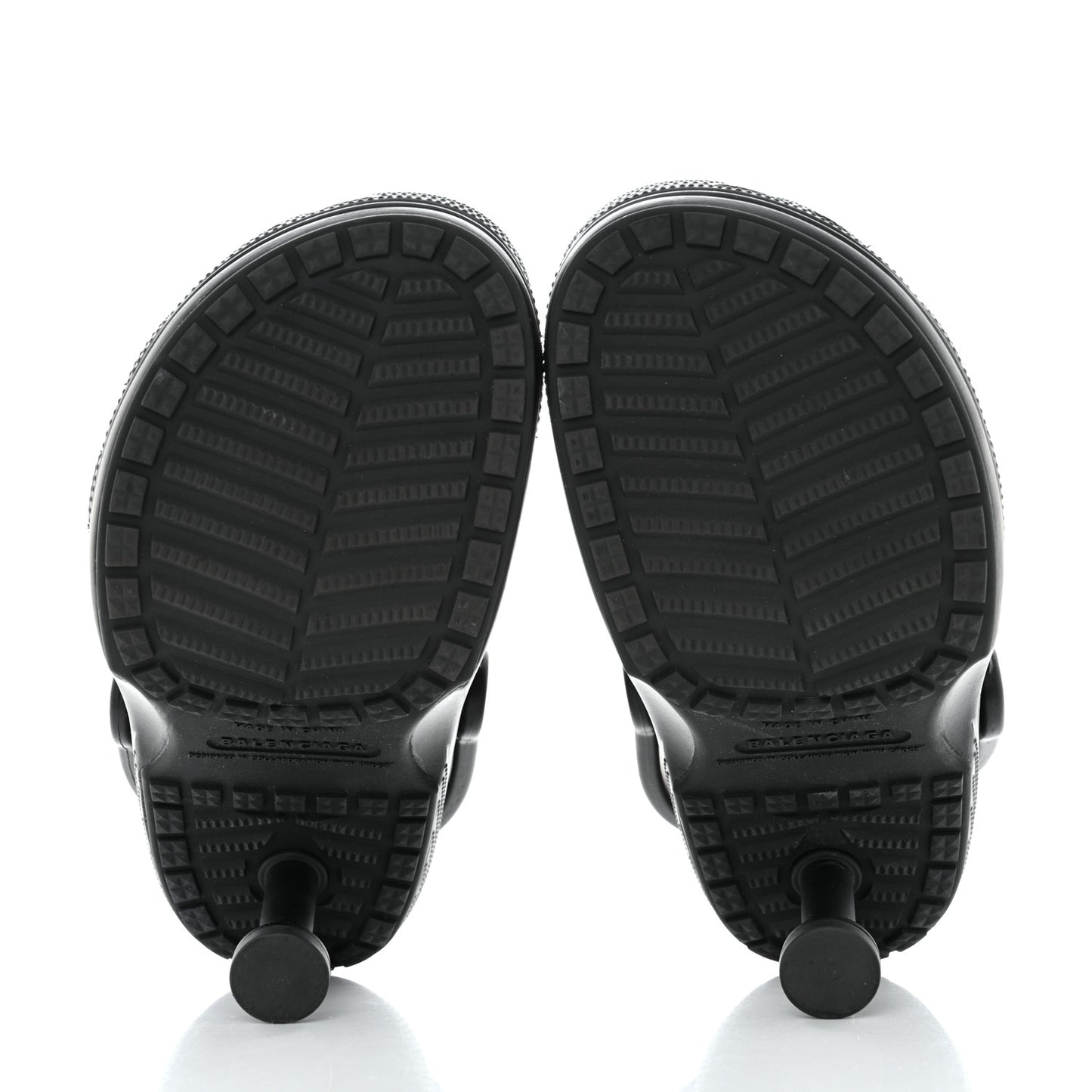 X CROCS Rubber Womens Madame 80 Sandals 37 Black