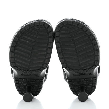 Balenciaga X CROCS Rubber Womens Madame 80 Sandals 37 Black 5 of 9