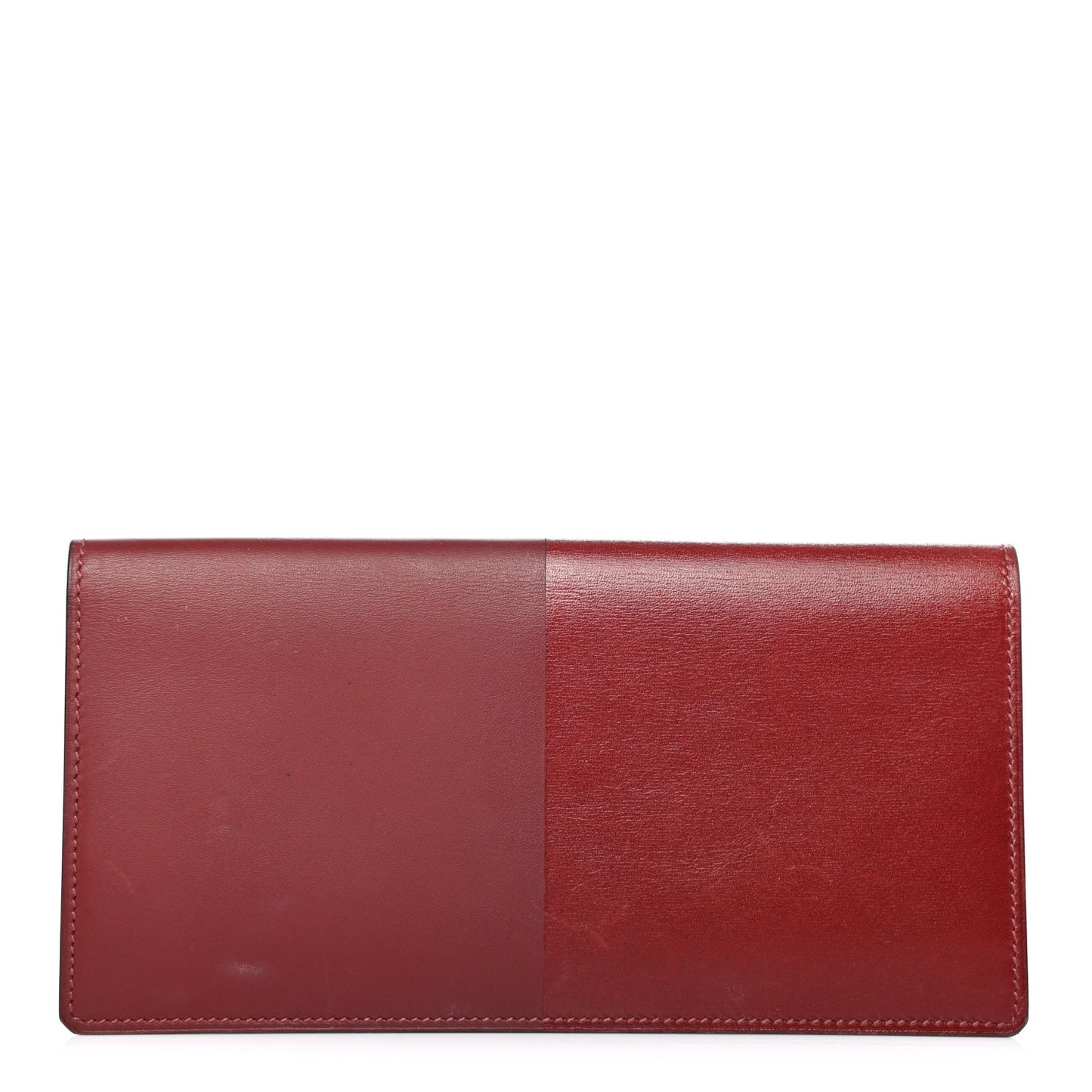 Veau Sombrero Tadelakt Manhattan Wallet Rouge H