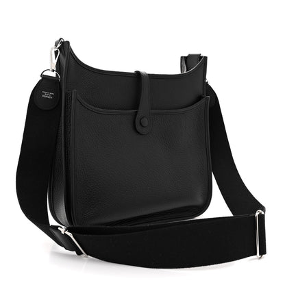 Hermes Taurillon Clemence Evelyne III PM Black 3 of 11