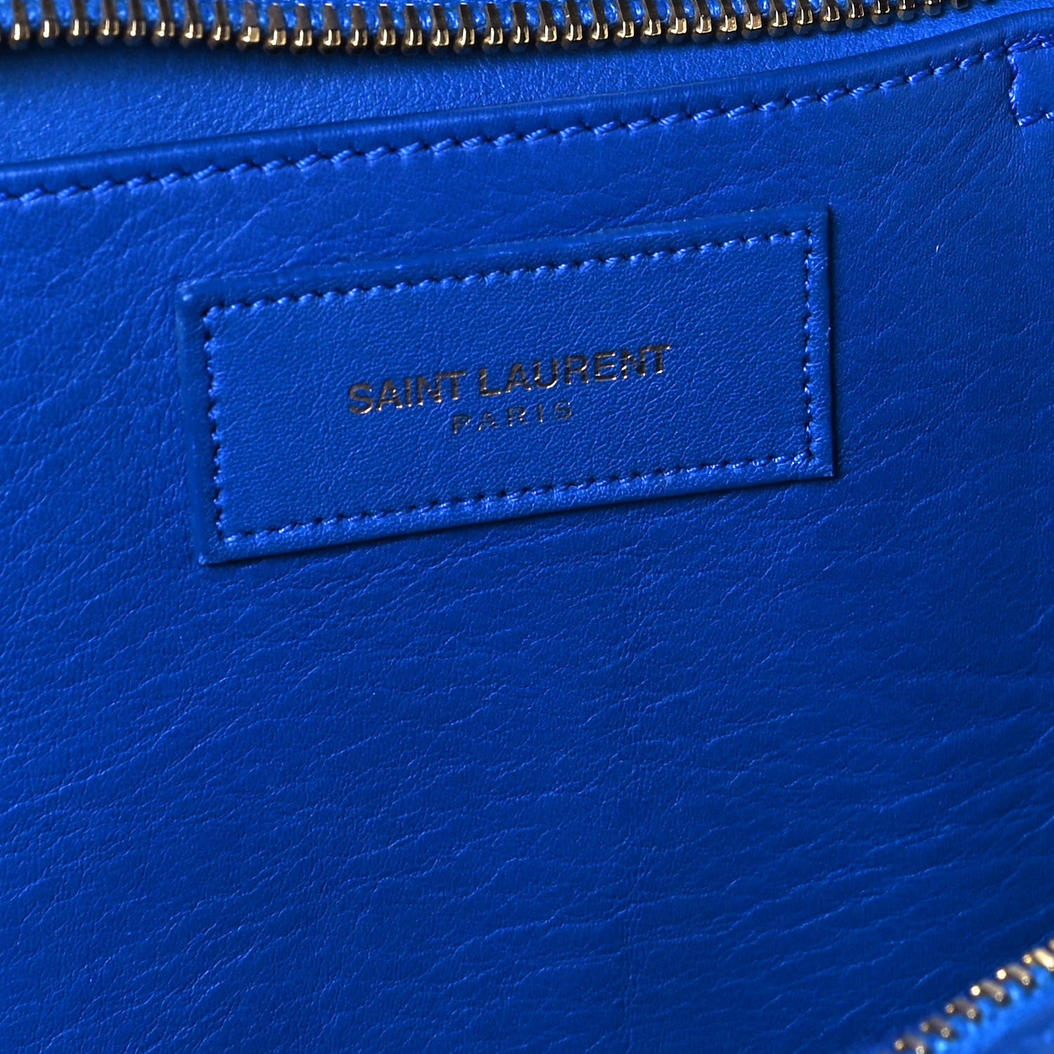 Saint Laurent Calfskin Small Classic Y Cabas Royal Blue 6 of 8