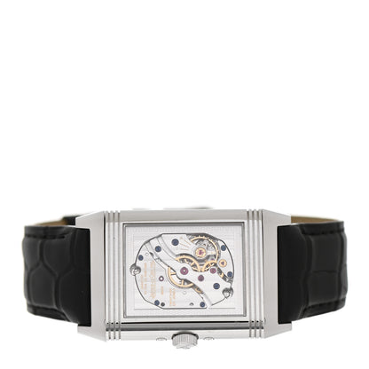 Jaeger-LeCoultre Stainless Steel Alligator 30mm Grande Reverso Calendar Manual Winding Watch Q3758420 4 of 7
