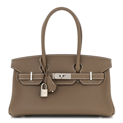 Hermes Evercolor Shoulder Birkin Light 29 Etoupe 1 of 10