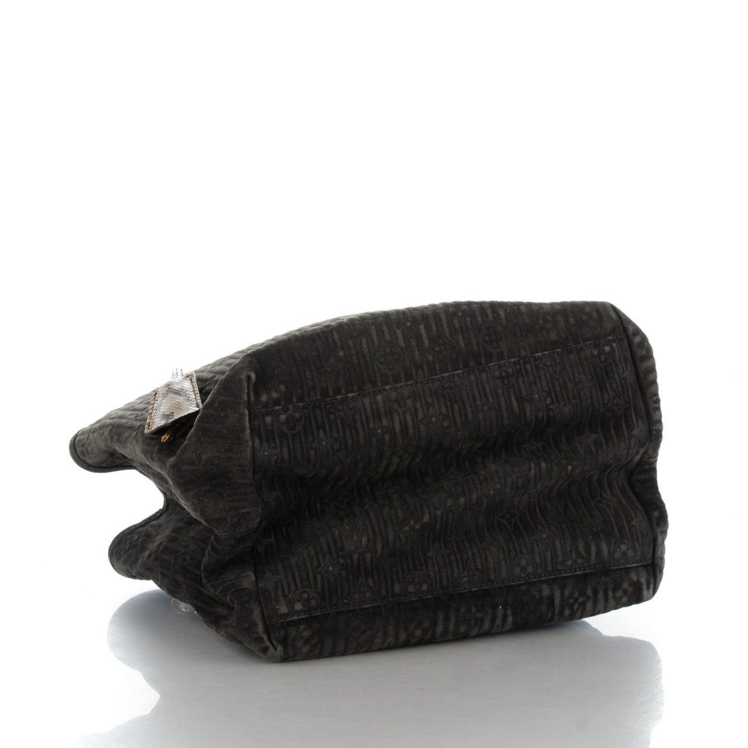 Louis Vuitton Monogram Suede Embossed Whisper PM Kohl 4 of 7