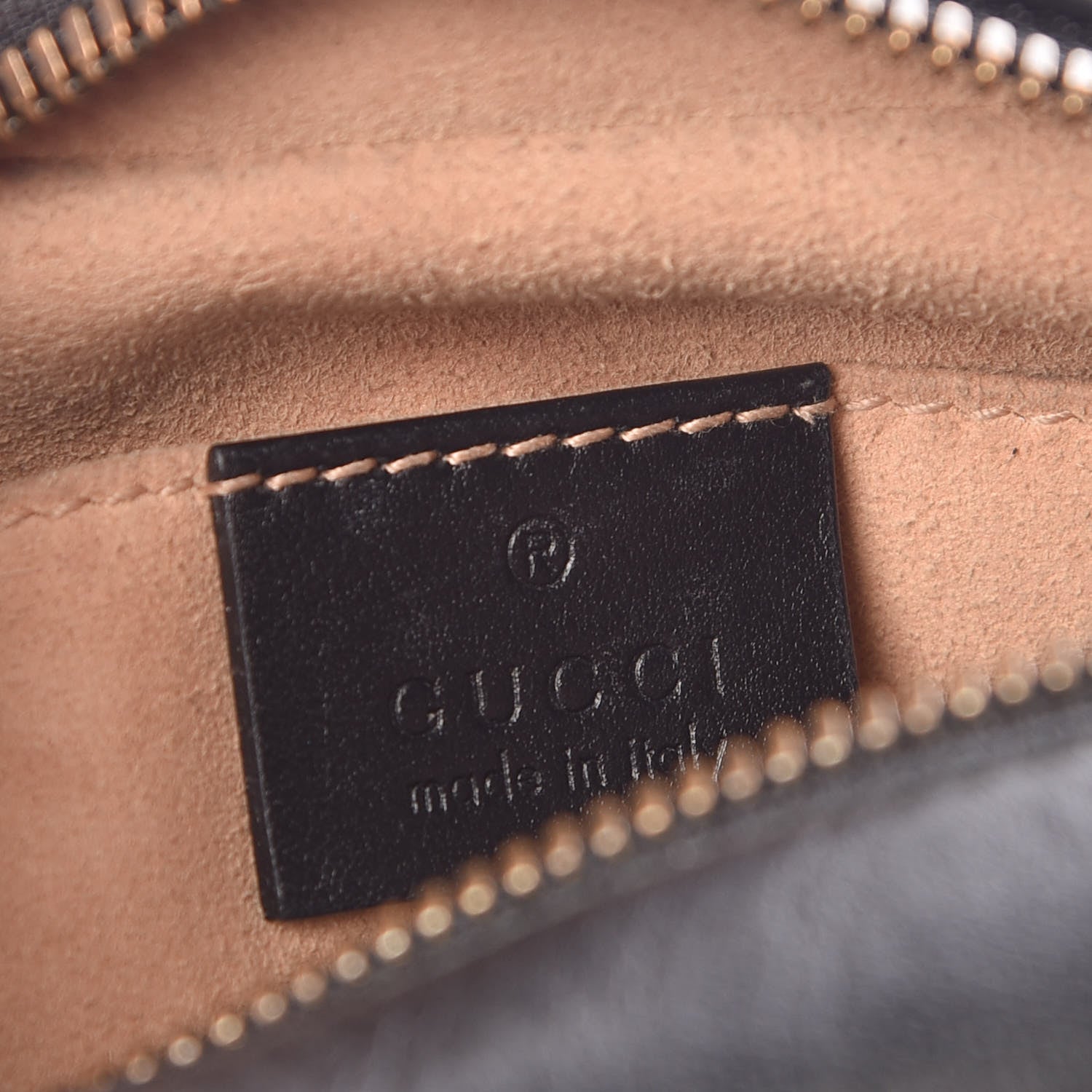 Gucci Calfskin Matelasse Small GG Marmont Chain Shoulder Bag Black 6 of 16